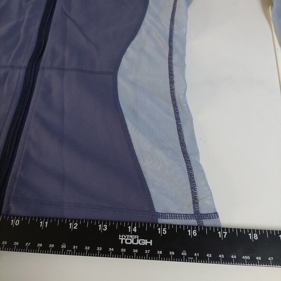 Lululemon Jacket Blue Full Zip Back Pockets Athleisure Walking Running Yoga - Picture 9 of 9